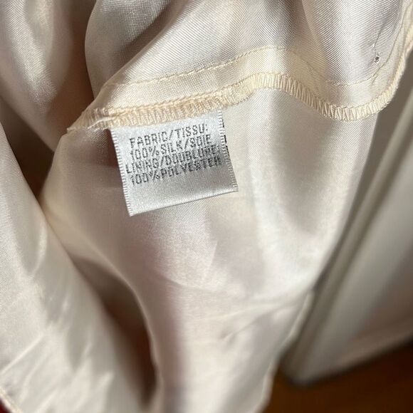 ❤️Cynthia Steffe Women's Abstract V Neck Sleeveless Silk Dress Multi-Color Sz2 - Picture 5 of 7